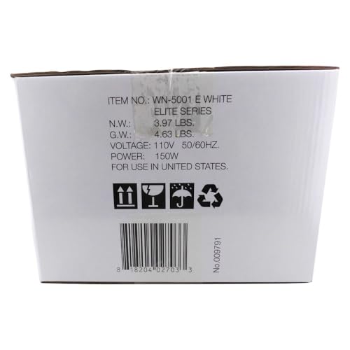 White 1 lb Wax Warmer for Salon Use - Professional Wax Heater with Silicone Liner