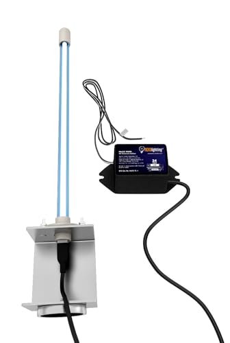 UV-C Air Conditioner Coil Cleaner Light - 14-Inch, 24V HVAC Germicidal UV Lamp