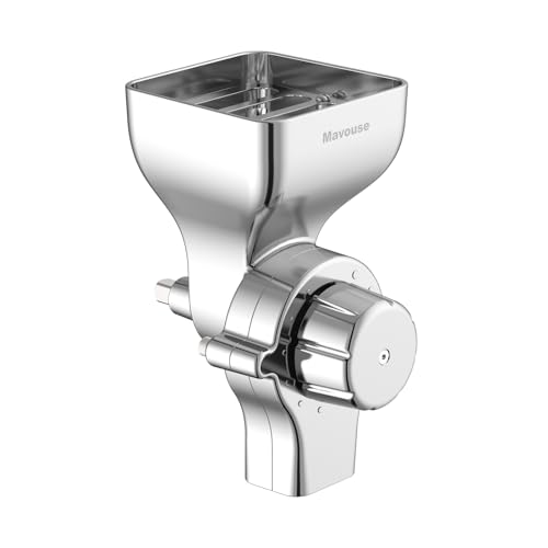 All Metal Grain Mill Attachment for Kitchenaid Stand Mixer - 12 Grind Levels
