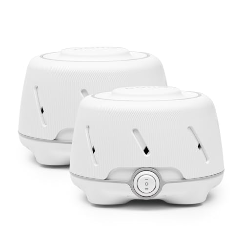Yogasleep Dohm White Noise Machine 2 Pack - White & Gray, Relaxing Fan Sound, Sleep & Privacy
