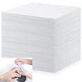 White Nail Dust Collector Filter Paper - 600 Sheets, Disposable, 9.45x7.87 Inches