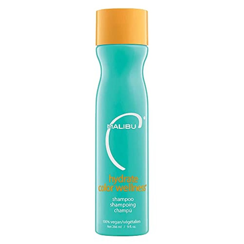 Malibu C Hydrate Color Wellness Shampoo - Shampoo for Color Treated Hair and Fights Fade - Sulfate Free + Gentle Cleansing Hair Care (9 oz)