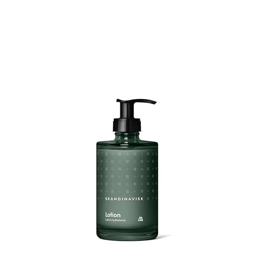Skandinavisk SKOG ¡®Forest¡¯ Hand & Body Lotion, Scent Notes: Pine Needles and Fir Cones, Birch Sap and Woodland Lily of the Valley, Coloured Glass Bottle with Pump, 6.75 fl. oz.