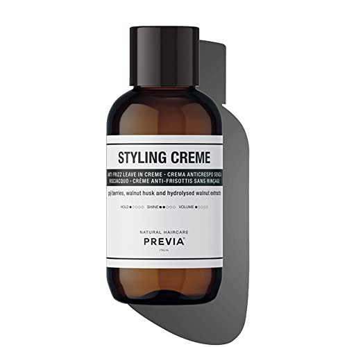 3.38 oz Vegan Anti Frizz Leave-In Hair Cream for All Hair Types - Hydrating & Detangling