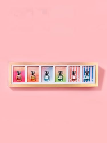 6-Piece Summer Fragrance Gift Set with Floral Fruity & Tropical Scents