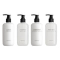 Shampoo Conditioner Body Wash and Lotion Kit 4 Pump Bottles Per Case Each 10.14 Fl oz/300 ML Aloe vera, Green Tea Extract Infused Hotel Toiletries