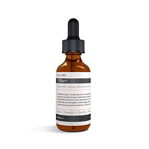 Coldlabel Lavender Hair Oil 2oz - Soothing Scalp Treatment with Botanical Scent - 7plus Variant