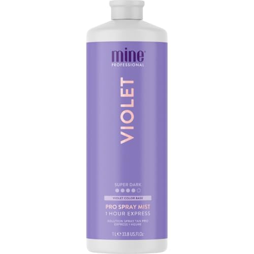 MineTan Spray Tan Solution | Bronze Collection - Dark Sunless Tanning Solutions for a Bronzed, Glow Skin Finish, Fast Dry, Hydrating, Coconut Scented, Salon Pro Formula Fake Tanner Mist, 33.8 Fl Oz