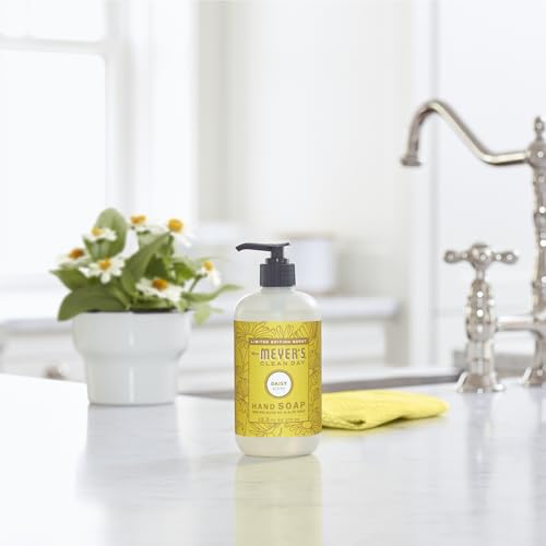 Mrs. Meyer’s Clean Day Liquid Hand Soap - Daisy Scent, 12.5 Fl Oz, Pack of 6