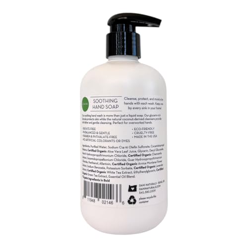 DANI Naturals Bamboo Bergamot Hand Soap - Sulfate-Free & Vegan, 12 fl oz - Variation: Bamboo Bergamot