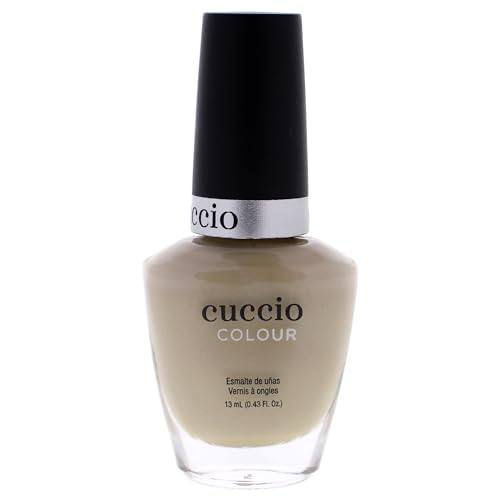 Cuccio Colour Nail Polish - Oh Naturale - Nail Lacquer for Manicures & Pedicures, Full Coverage - Quick Drying, Long Lasting, High Shine - Cruelty, Gluten, Formaldehyde & 10 Free - 0.43 oz, oh naturale - yellow (6174)