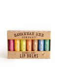 Natural Lip Balm Gift Set with 7 Flavors - Moisturizing Lip Care