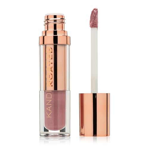 Liquid Satin Lip Color Risque - Cool Nude with Pink & Violet Tones, High-Shine Finish