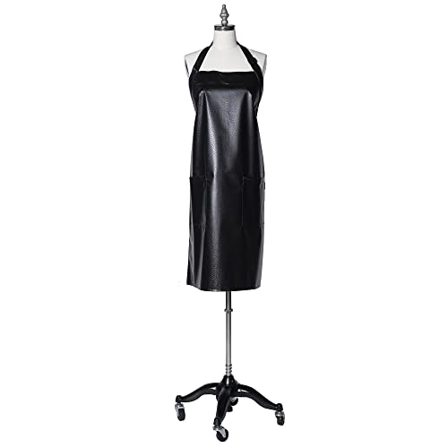 Fromm Apparel Studio Waterproof Hair Stylist Apron Black Embossed Pattern
