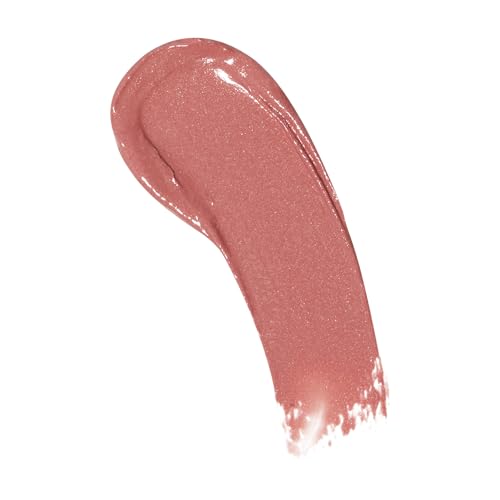 Revolution Beauty London, Pout Lip Gloss Stick, Pigmented High-Shine Formula with Hyaluronic Acid & Vitamin E, Vegan & Cruelty-Free, Shimmer Peach Sorbet Nude, 0.1 fl oz