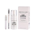 Eyelash Shampoo for Eyelash Extensions (3.4 fl oz / 100ml) - Sensitive Eyelid Foaming Cleanser - Oil-Free Lash Bath for Daily Aftercare - Includes Soft Brush & Mascara Wand