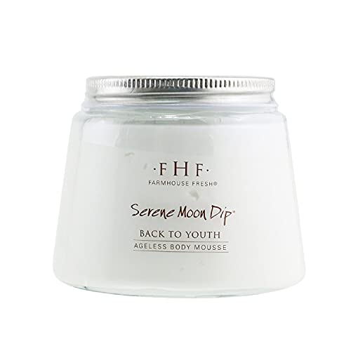 FarmHouse Fresh Serene Moon Dip Body Mousse - Hydrating Non-Greasy Body Care, 8 fl oz