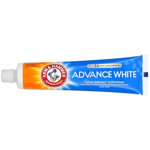 Arm & Hammer Advanced White Extreme Whitening Toothpaste Pack of 12 - 6oz, Fluoride, Mint