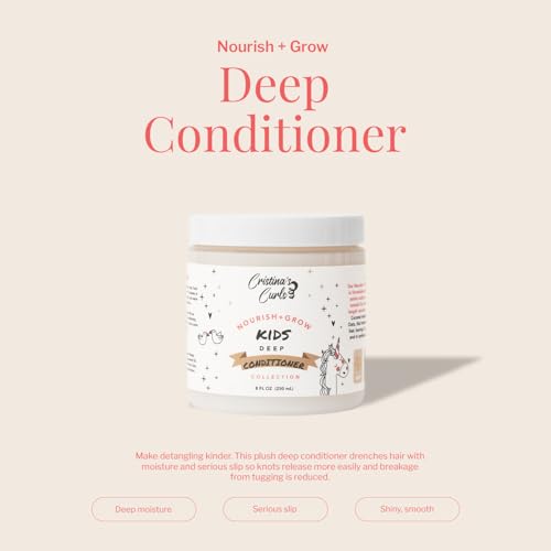 Cristina's Curls Kids Deep Conditioner - Plush Moisture & Detangling Slip