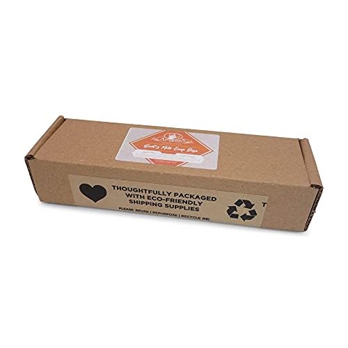 Organic Goat's Milk Soap Loaf - Cut Into 8 to 10 Soap Bars - Natural Ingredients - Hypoallergenic - 2 Pound Block
