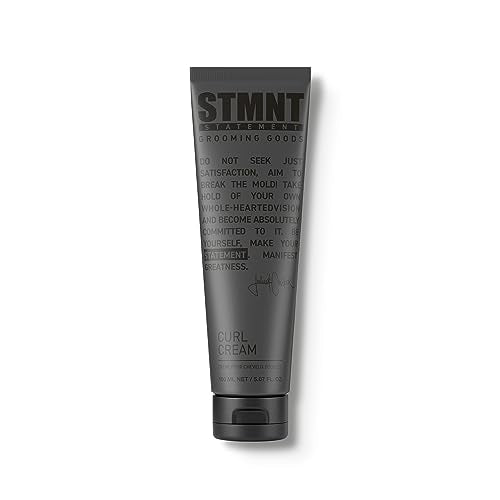 STMNT Grooming Goods Curl Cream 5.07 oz - Enhances Curls & Texture, Nourishing Hair
