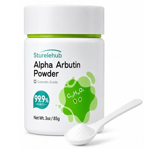 Alpha Arbutin Powder 3oz / 85g - 99.9% Pure Cosmetic Grade for Homemade Skincare