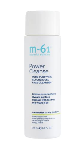 Power Cleanse Gel Facial Cleanser for Oily Skin - Pore Refining & Exfoliating, 8.4 oz