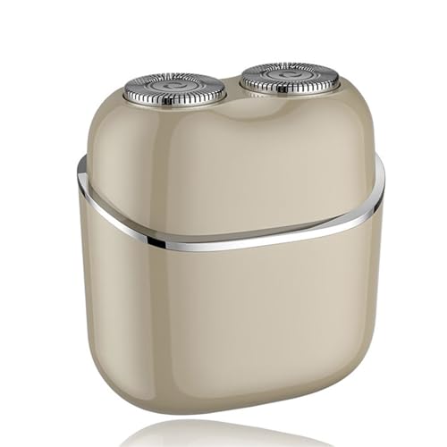 Mini Electric Shaver for Men and Women, Dual Head Portable Razor with Smart Sensor, Compact Travel Size Pocket Shaver, USB-C Rechargeable, Wet & Dry IPX6 Waterproof, Low Noise, Easy to Clean