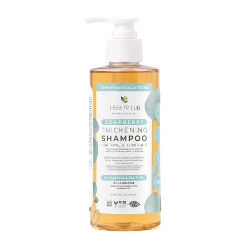 Biotin Thickening Shampoo with Soapberry & Caffeine - Activation Blend - 8.5 Fl Oz