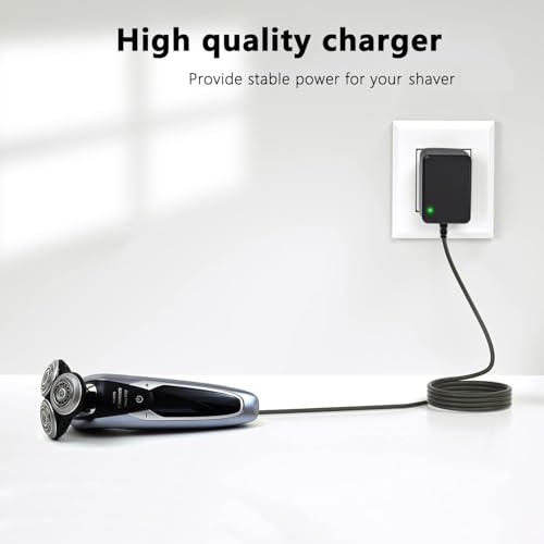 15V AC Charger Compatible with Philips Norelco Series mg7750 Electric Shaver Razor,Aquatec,Arcitec,Multigroom Beard Trimmer Adapter