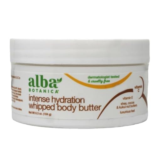 Alba Botanica Kukui Nut Body Cream, 6.5-Ounce Bottle (Pack of 2)