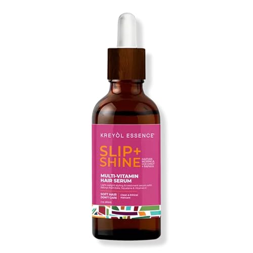 Kreyol Essence 2 Fl Oz Hair Serum with Moringa & Black Castor Oil - Protect & Shine