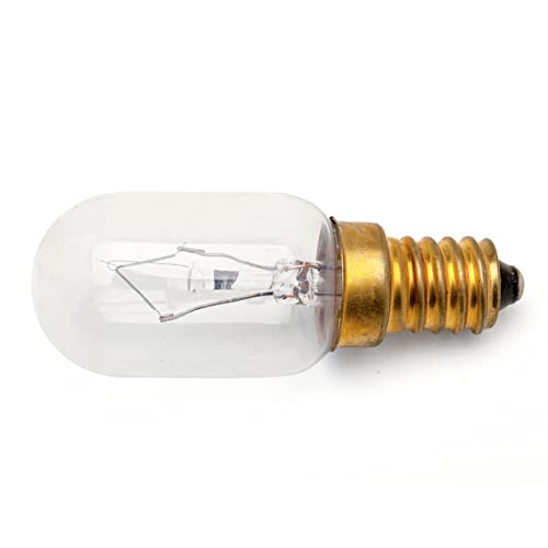 lumenivo 25W Compatible Conair Makeup Mirror Replacement Bulbs Incandescent Lighted Makeup Mirror Replacement Bulb 120V T7 Type T Bulb 25 Watt with E12 Candelabra Screw Base - 2 Pack