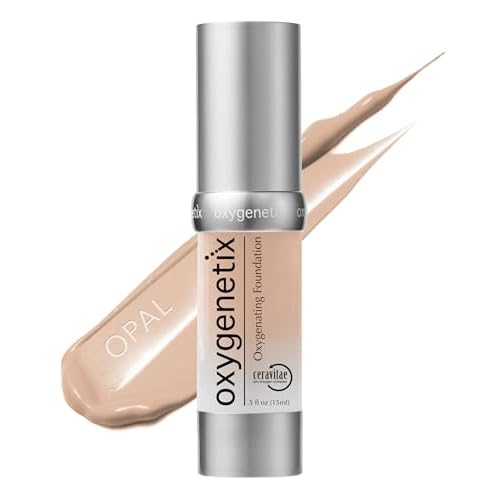 Oxygenetix Oxygenating Foundation ? Opal | Breathable Makeup for Face | Buildable Coverage with Weightless Feel | Longwear Foundation for Women | Safe for Sensitive or Laser-Treated Skin