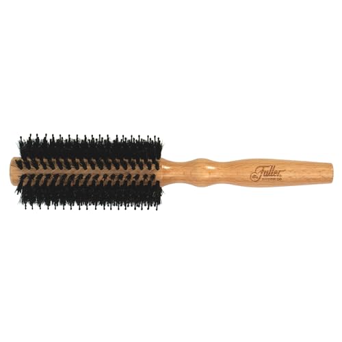 Natural Beechwood Hairbrush with Boar Bristles - Ergonomic Styling & Curling Tool