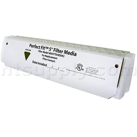 Expandable Media Air Filter Replacement 21-1/8x5 Inch for HVAC Systems - 2 Pack