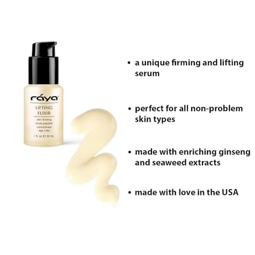 Raya Lifting Elixir (555) |Firming, Lifting, and Anti-Aging Facial Treatment for Non-Problem Skin | Helps Reduce Lines and Wrinkles