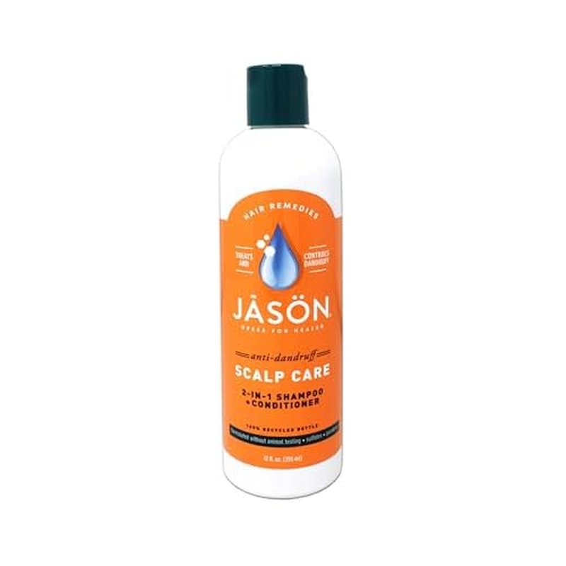 JASON Dandruff Relief 2-in-1 Treatment Shampoo and Conditioner, 12 Ounce Bottle