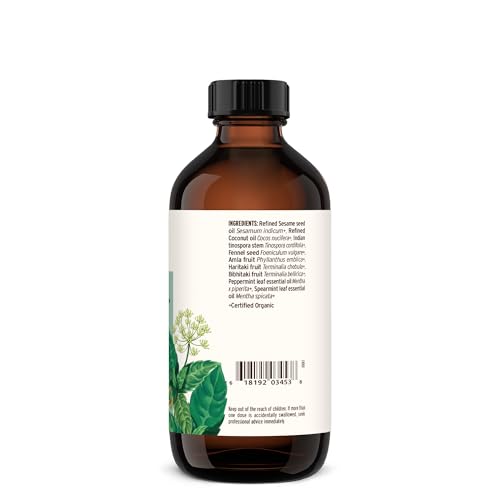 Banyan Botanicals Organic Mint Oil Pulling Mouthwash 8 Fl Oz Pack of 2