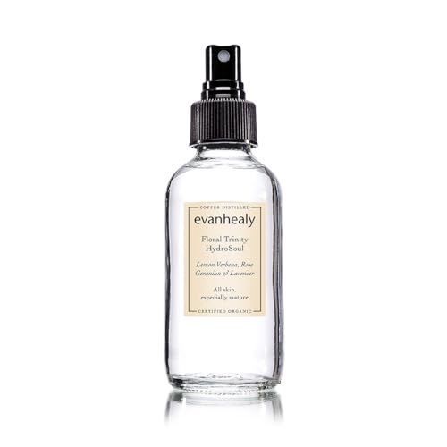 Organic Floral Face Toner - Hydrating Hydrosol with Rose, Lavender & Lemon Verbena