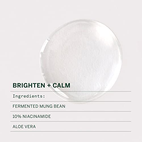 FACETORY Urban Calm Hydrating Vita Serum with Fermented Mung Bean & 10% Niacinamide, Glow Boosting Facial Serum for Women, Brightening, Fine Line & Wrinkle Treatment, Revive & Plump Skin - 30 ml