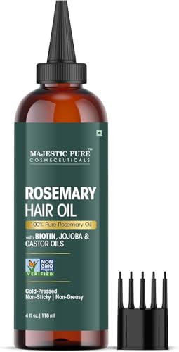Rosemary Hair Oil with Biotin - Nourishing Hair Treatment 4 Fl Oz