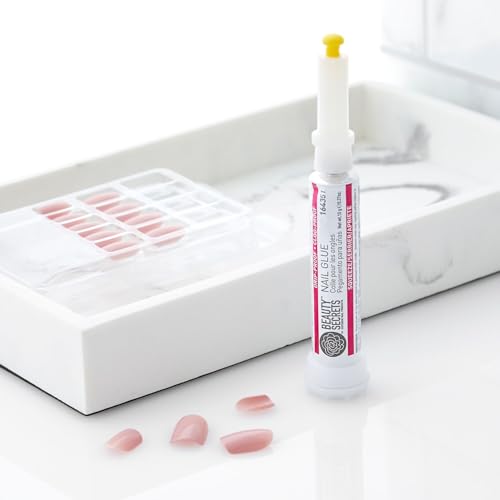 Beauty Secrets Nail Glue 6 Pack - Drip & Clog Proof, Long-Lasting, Precise Application
