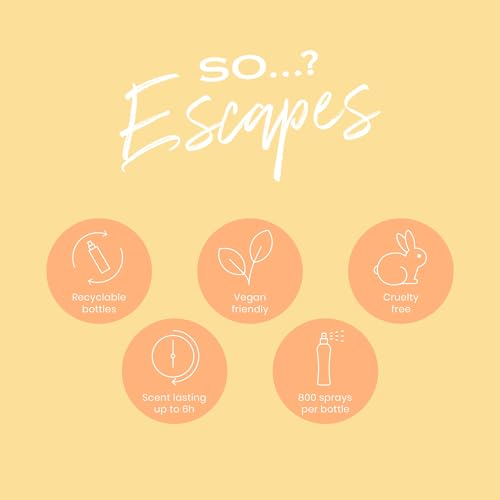 So...? Marbella Magic Body Mist Pack of 3 - Long Lasting Fruity Floral Scent (6.9 Fl Oz)