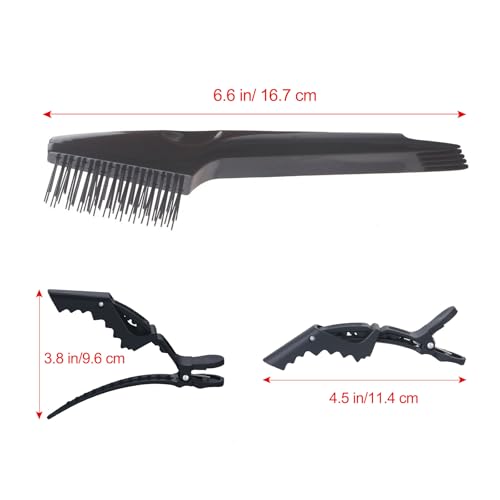 Ceramic Ion Round Hair Brush Set for Blow Drying & Curling - 4 Sizes