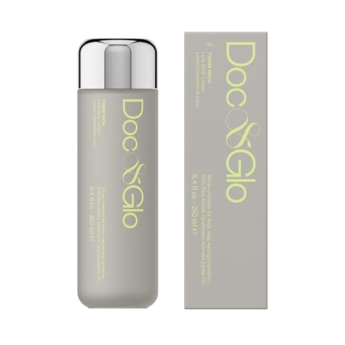 Doc & Glo Think Rich Luxe Fragrance-Free Body Lotion 8.4 Fl Oz – Deep Hydration & Sensitive Skin Care