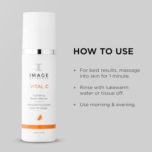 Hydrating Facial Cleanser 6 Fl Oz - Suitable for All Skin Types - IMAGE Skincare