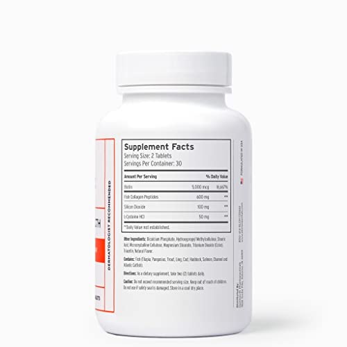 Elon R3 Extra Strength Hair Growth Supplements - 60 Count Pack of 2 with Biotin & Collagen