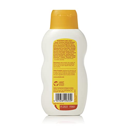 Weleda Baby Calendula Comforting Body Lotion 6.6 Fl Oz Pack of 2 - Sensitive Skin Moisturizer for Babies