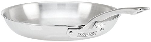 12 Inch Stainless Steel Fry Pan - 3-Ply Commercial-Grade Cookware